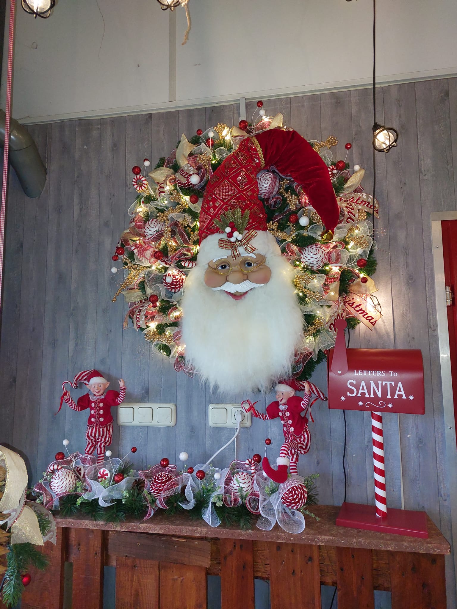 Santa Wreath