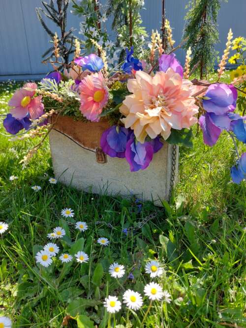 Fleur en brocante..