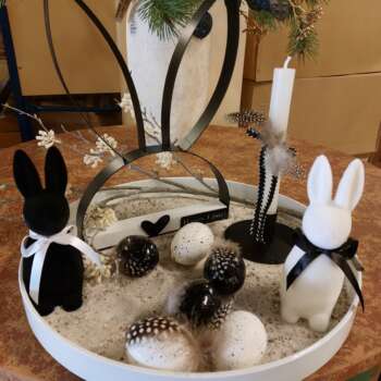 Metal bunny DIY Pakket