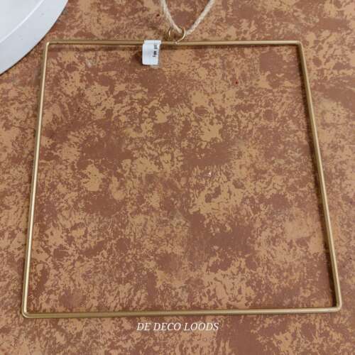 Vierkant goud frame