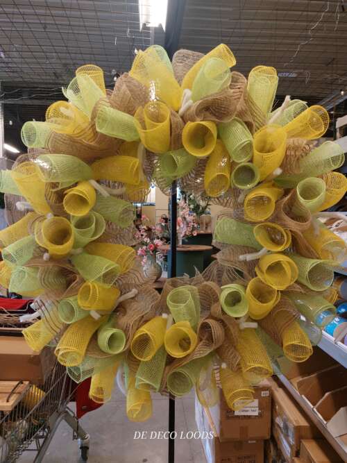 Deco Mesh krans Ruffle-Curls