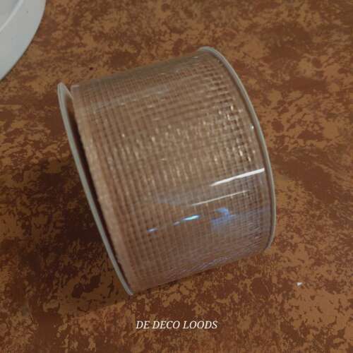 Deco Mesh ribbon oud roze
