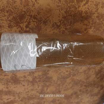 Deco mesh plain bruin