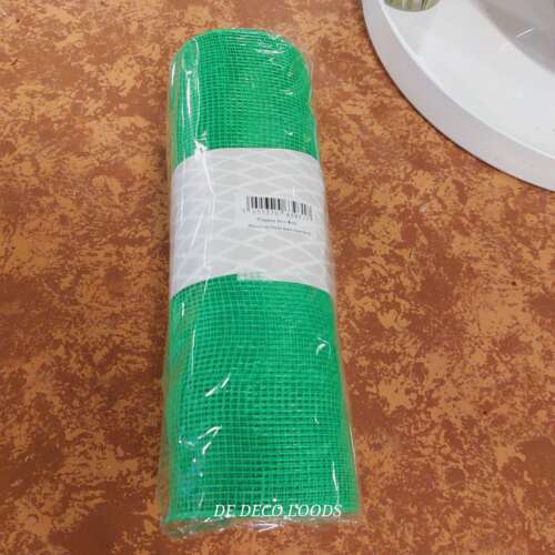 Deco mesh plain appelgroen