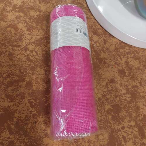 Deco mesh plain fuchsia