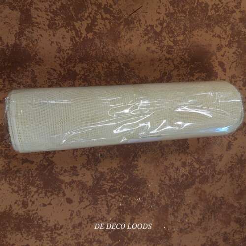 Deco mesh plain ivoor