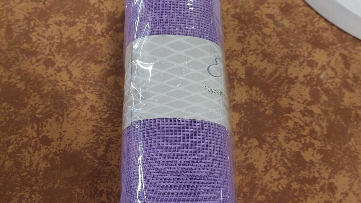 Deco mesh plain lavendel
