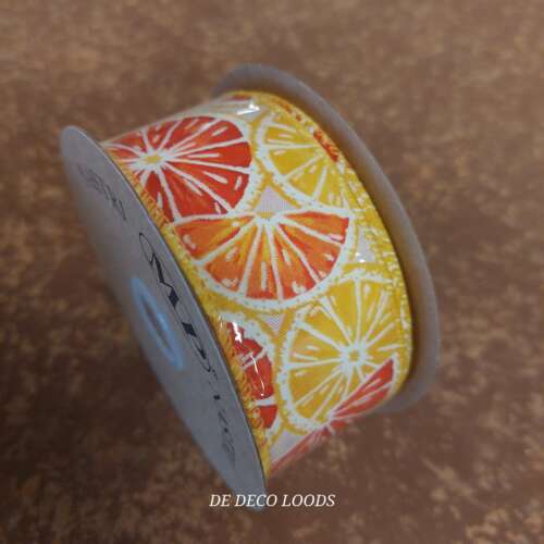 Lemon orange slice ribbon