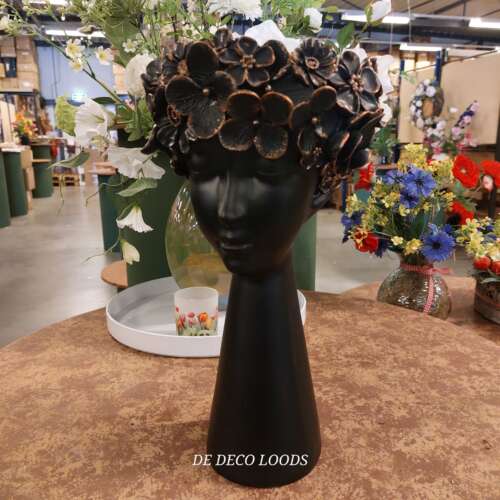Planter head zwart-brons