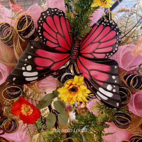 Vlinder roze