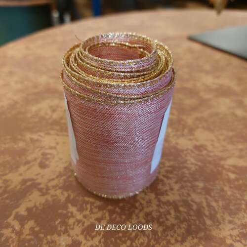Pink wired ribbon