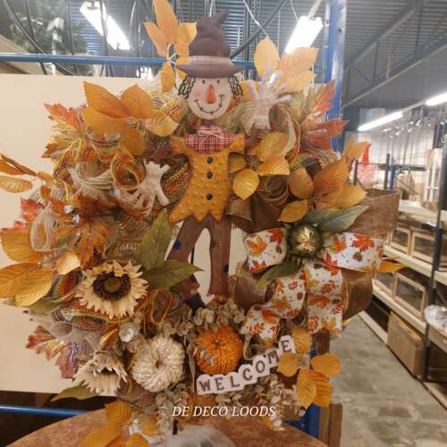Scarecrow wreath