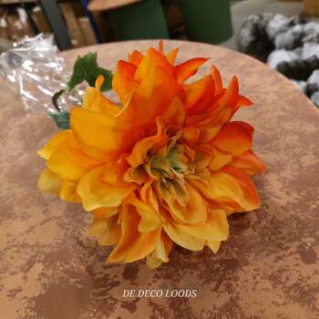 Dahlia geel/oranje