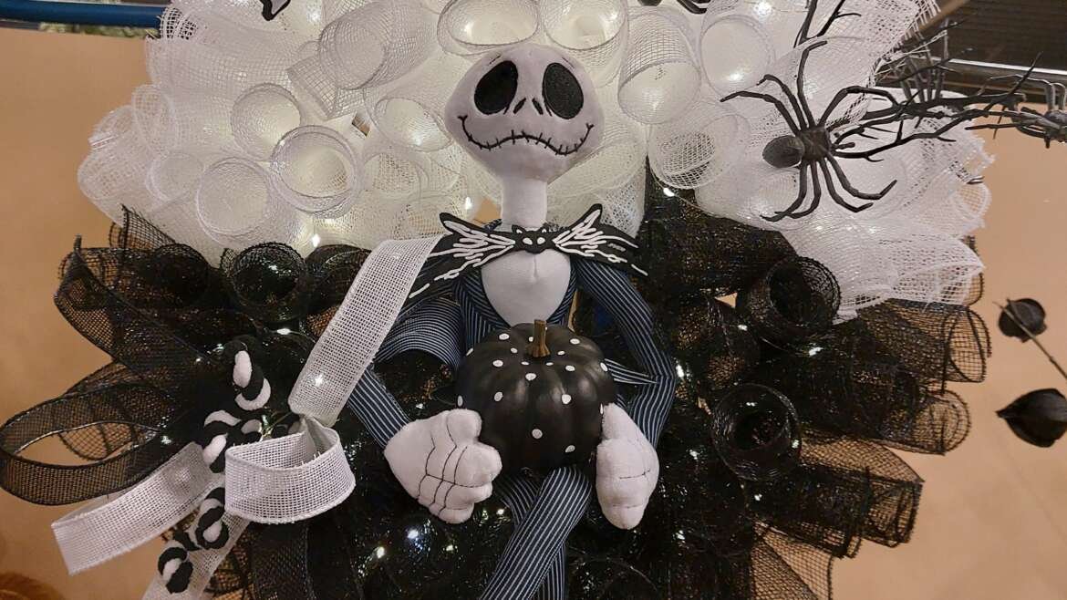 Jack Skellington wreath