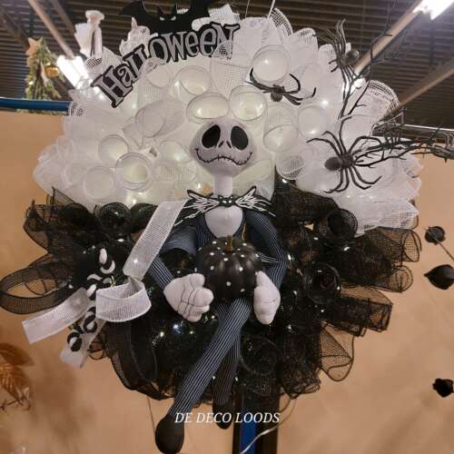 Jack Skellington wreath