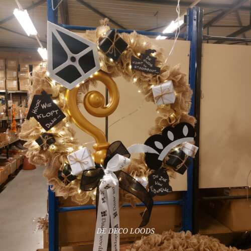 Sinterklaas krans mijter