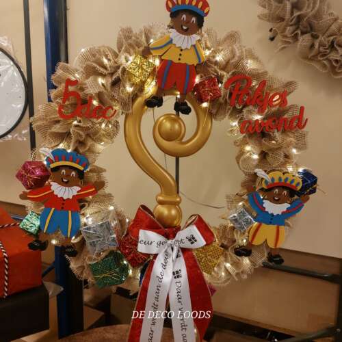 Sinterklaas krans pakjesavond