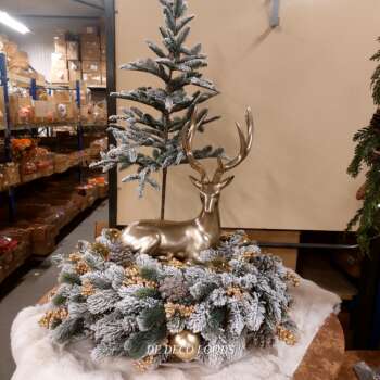Kerstdecoratie Golden Deer