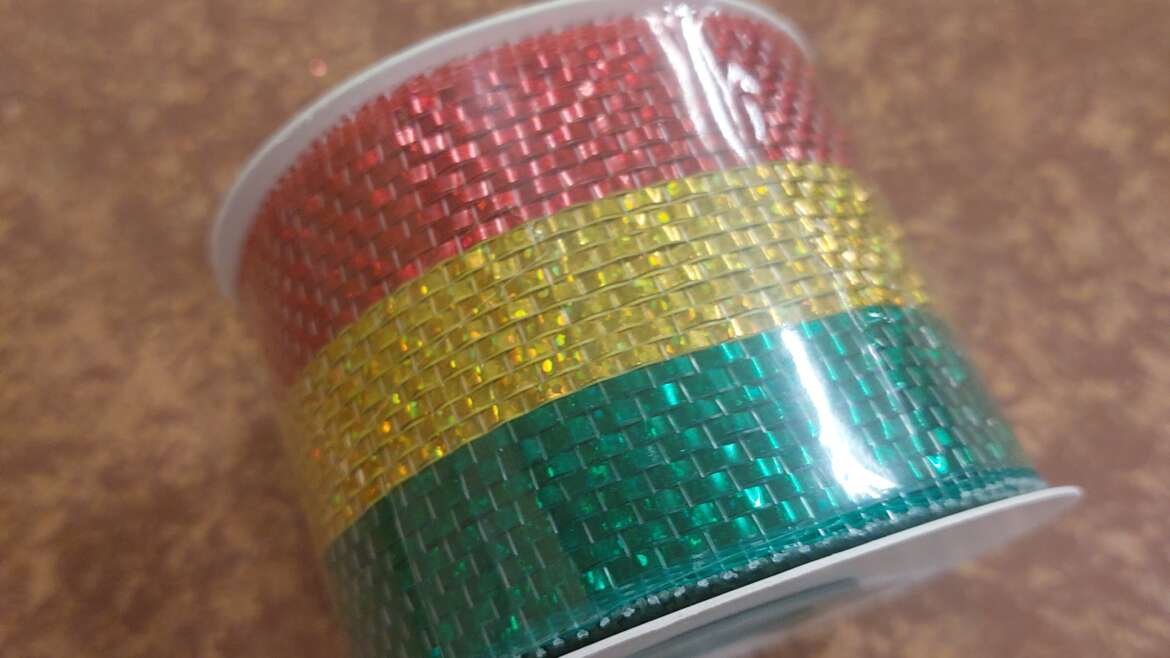 Deco mesh ribbon Carnaval