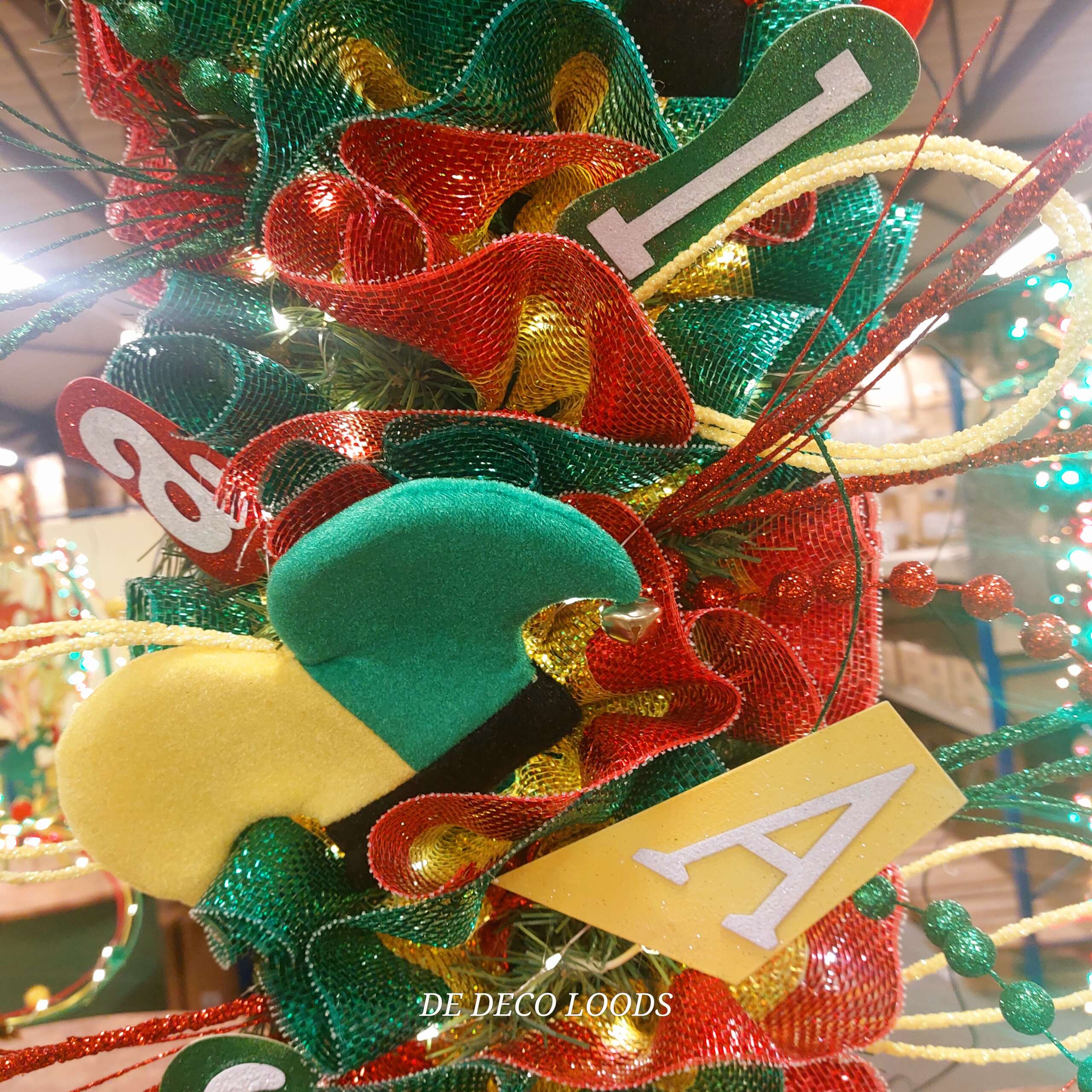 Narrenkap geel groen