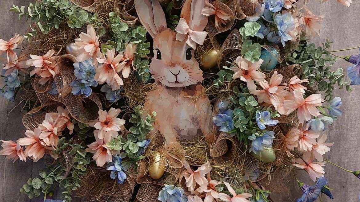 Sweet bunny easterwreath