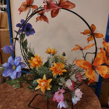 Vlinder ring 50cm