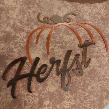 Herfst sign pompoen