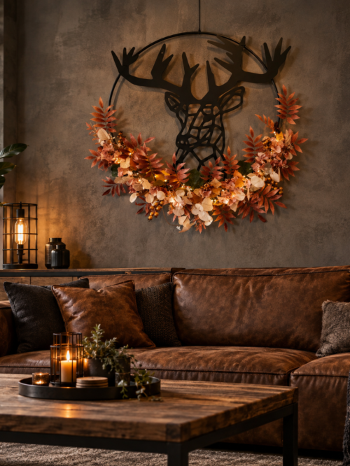Herfstdecoratie Hert
