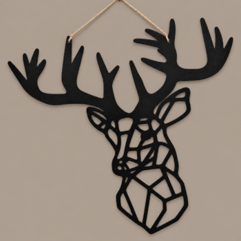 Hert geometrisch 80cm